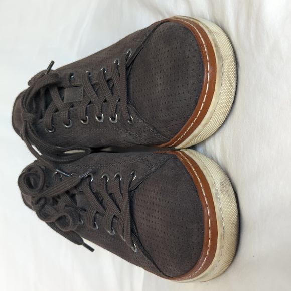 ALLEN EDMONDS Porter City Derby Sneaker Mens 9 D Brown Suede - Picture 6 of 10